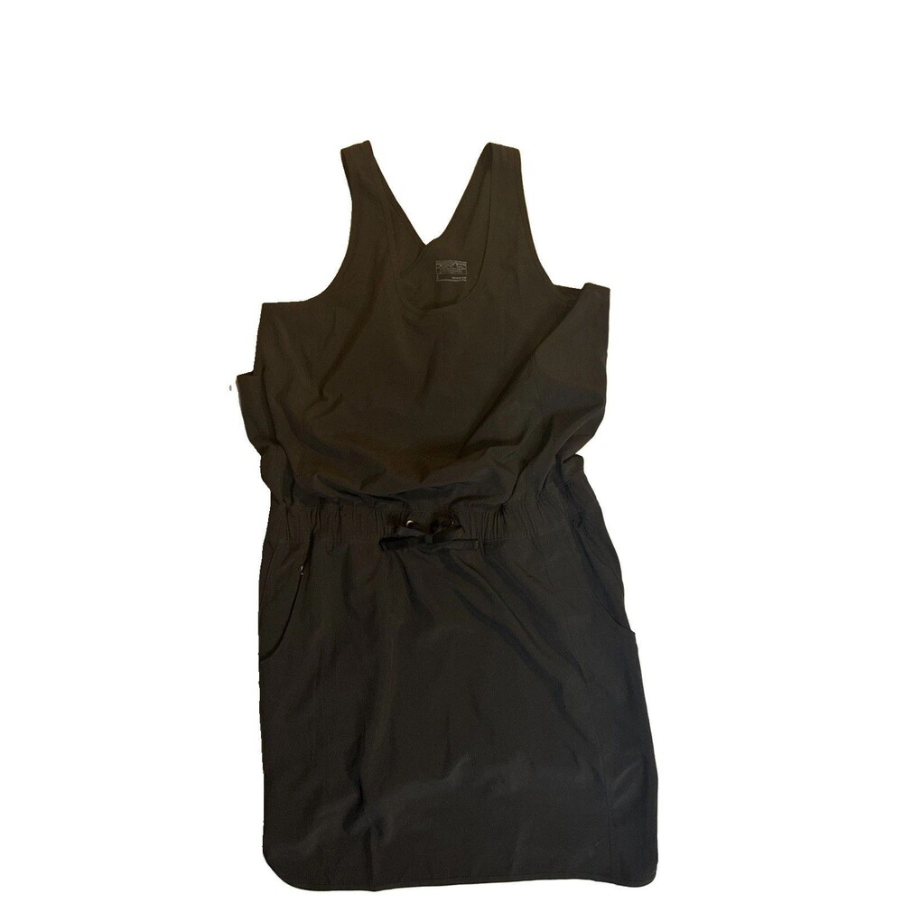 Patagonia Women’s Fleetwith Dress L Black Drawstring Waist Hiking Pockets